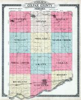 County Outline Map, Colfax County 1917